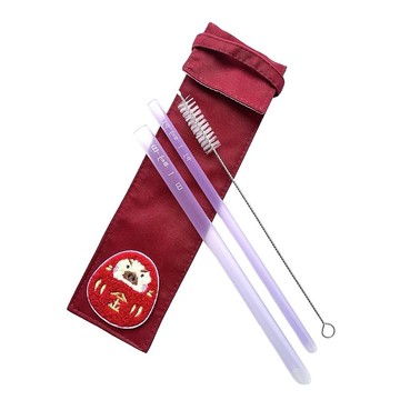 【美吉吸管 x 21.5cm】新年限量刻字套組 x 日富一日年富一年