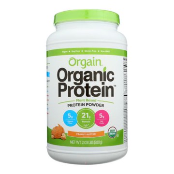 Organic Protein Powder Peanut Butter 2.03 lbs by Orgain