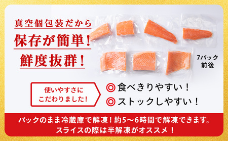  ロイヤルサーモン 1㎏ トラウトサーモン ☆小分け 刺身 サーモン 鮭 海鮮 魚 さけ ＜三洋食品＞