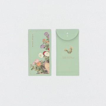 【萬用袋】團花吉語・秋景洋菊 | 紅包袋 6入