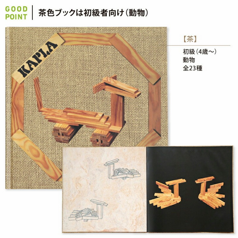 KAPLA 木製ブロックセット 楽天市場】知育玩具 KAPLA280 フランス生まれの木製ブロック