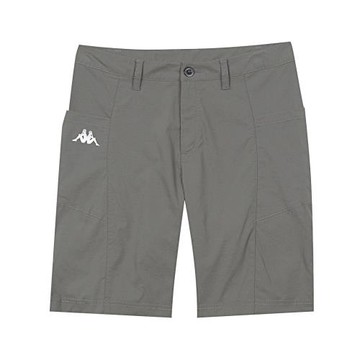 KAPPA義大利 舒適時尚女平織休閒半短褲-棕 36164RWXBE