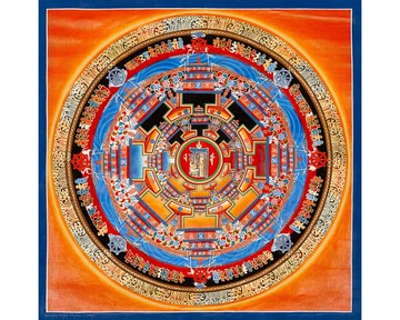 時輪金剛曼陀羅 – 神聖的時間之輪與啟蒙 - A58337