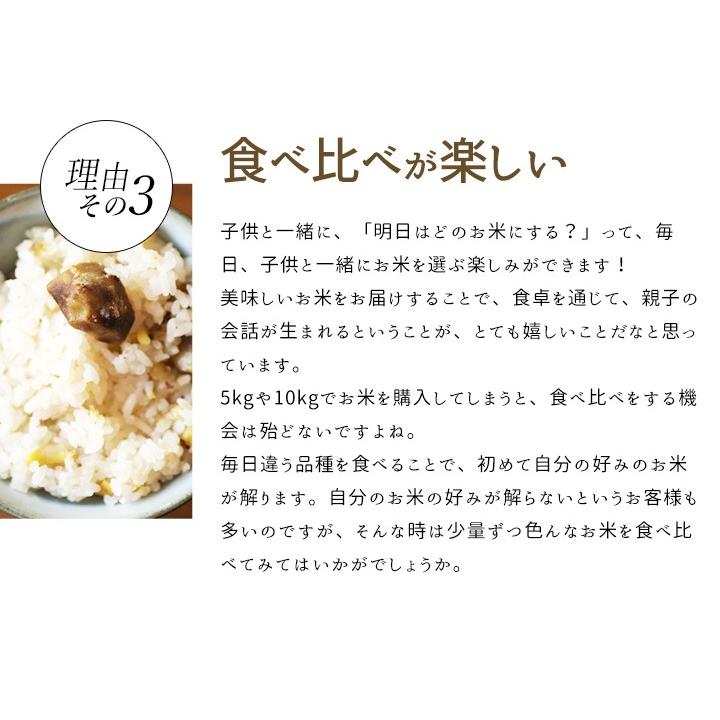 新米 令和5年 山形県産 お米 食べ比べ セット ギフト 贈答用 こめイロ6 化粧箱 3合×6品種(袋)入り