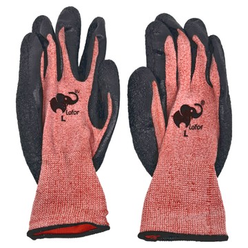 Lofor 樂活生活家 高彈力沾膠止滑手套  L  顏色隨機  1組