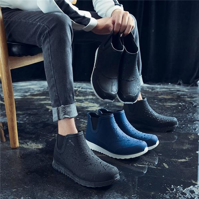 Christian Louboutin♡ブラックヒールレインシューズ