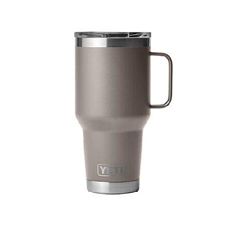 YETI Rambler 30 oz Travel Mug, Stainless Steel, Vacuum Insulated with Stronghold Lid, Sharptail Taupe並行輸入品