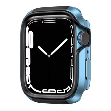 炫彩 半包合金鋁保護殼 適用於Apple Watch 11代 10代 9 8 7 6 5 4 42mm 46mm 錶殼
