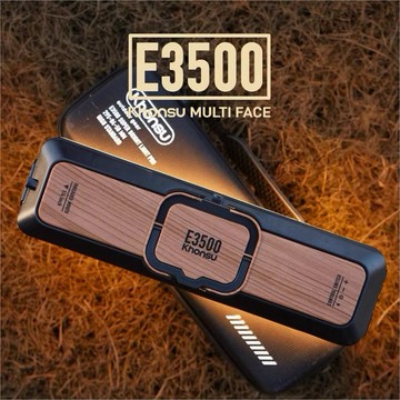 隔日到貨【享峰格✨多功能調光設計】E3500 三面鑽石燈 多功能露營燈 帳篷燈 照明燈 露營燈 戶外燈 充電燈 工作燈