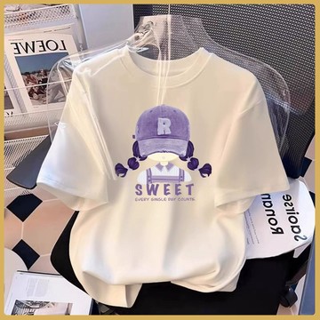 🌺女童上衣🌺女童短袖t恤夏季薄款2025新款純棉半袖體恤中大兒童女孩夏裝上衣 DMUH