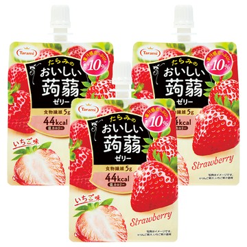 Tarami 達樂美 吸果凍 草莓 150g 日本進口 清爽解膩 方便攜帶  3包