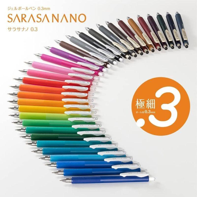 ゼブラ ジェルボールペン サラサナノ 0.3mm 32色セット JJH72-32C-AZ