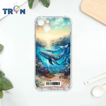 TRON IPhone 15 PLUS 大海土豪鯨魚系列 四角防摔載具殼 軟殼 手機殼