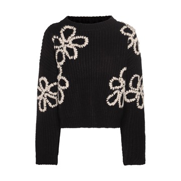Essentiel Antwerp - Black Wool And Alpaca Blend Jumper