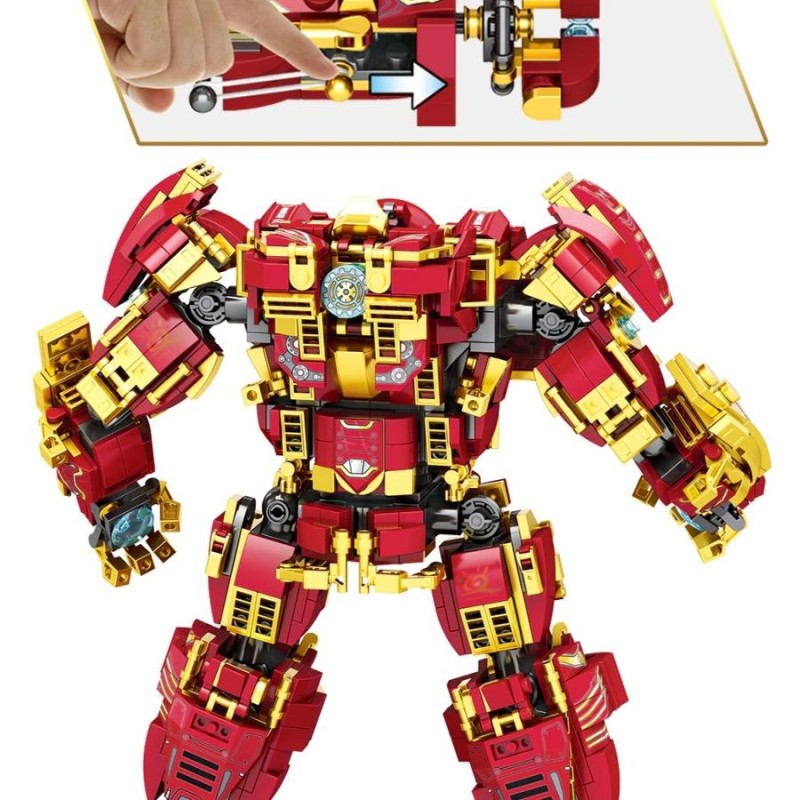 レゴアベンジャーズ アイアンマン LEGO ハルクバスター 互換品 1450pc