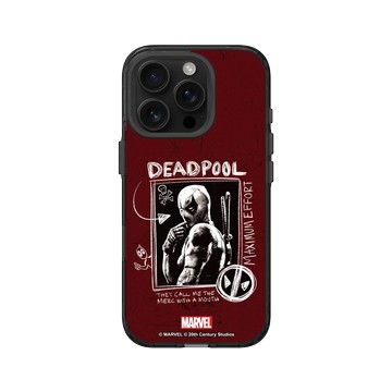 iPhone 16 Pro Clear (相機按鈕) 酷墨灰 - 迪士尼-漫威 Marvel - 死侍-Deadpool 3 圖畫風