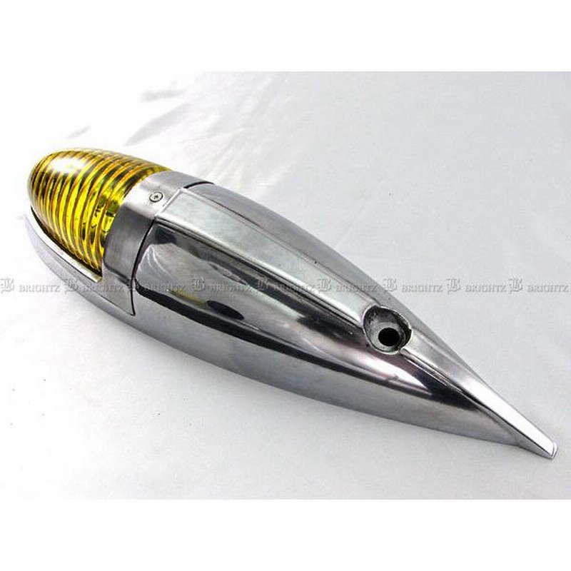 BRIGHTZ 汎用 ナマズマーカー 黄 1PC サイド ルーフ 12V 24V