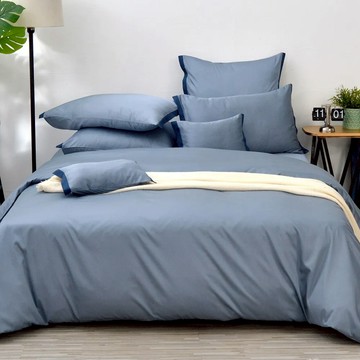 La Belle 天絲棉 翩翩絮羽 四件式被套床包組 雙人/加大/特大 - 香頌粉-加大