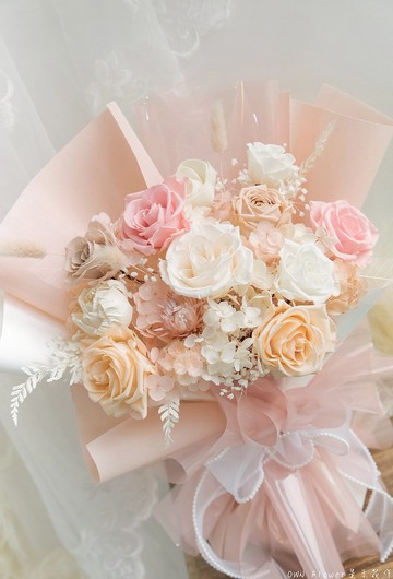 永生玫瑰花束/不凋花束/永生花束/客製花束/情人節花束/生日花束