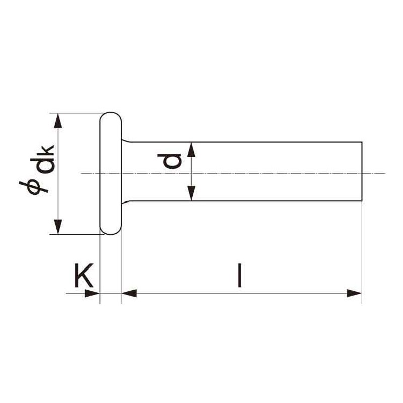 黄銅 薄丸中空リベット 1.2x4 生地 【10000個入】-www.malaikagroup.com