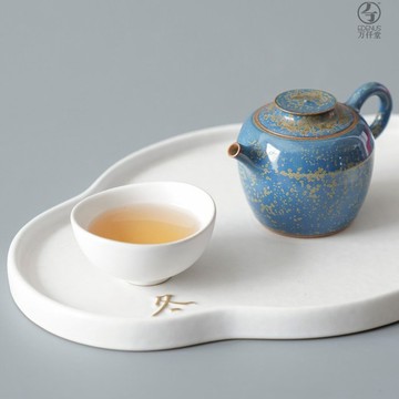 茶壺單壺泡茶家用高檔復古鈞窯滄海壺