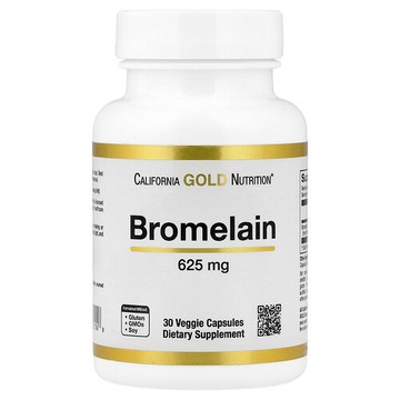 California Gold Nutrition, 菠蘿蛋白酶，625 毫克，30 粒素食膠囊