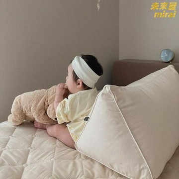 【防撞可拆洗】兒童床頭靠墊 三角靠墊 榻榻米靠墊 靠枕 大靠背 床頭軟包 防撞護角 卡通可愛 嬰兒床防護 可拆洗外套