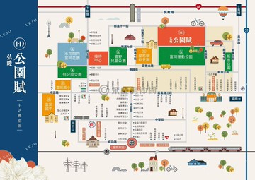 楊梅富岡火車站 弘峻公園賦兩房車｜桃園市楊梅區新富七街