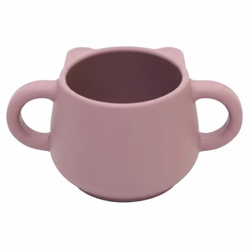 MODU'I BLUEMAMA 鉑金矽膠雙耳熊杯 - 玫瑰粉 250ml  1個