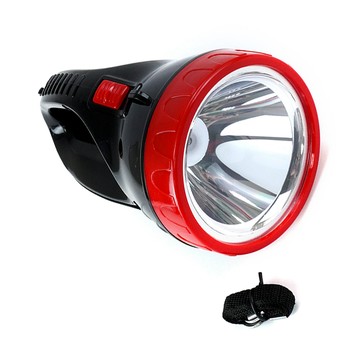高瓦數戶外燈具 職人工具 185-WFL1 手提燈 應急照明燈 強光手電筒 戶外探照燈 手持露營燈 野營燈 強光探照緊急燈 1顆LED燈 釣魚燈 強光充電戶外超亮遠射手提探照燈 超長續航 家用大容量鋰電池