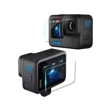 HH GoPro HERO 13 BLACK 螢幕+鏡頭+前螢幕-鋼化玻璃保護貼