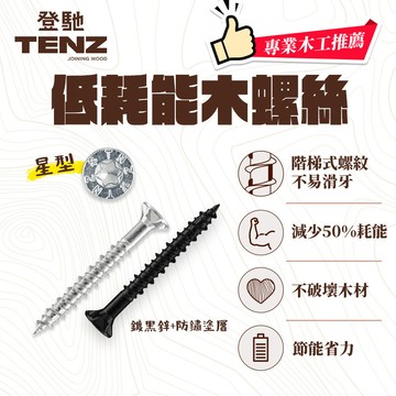 TENZ 星型木螺絲 梅花孔 自攻螺絲 木工螺絲 平頭螺絲 十字螺絲 利螺絲 新手救星 師傅愛用 省力螺絲