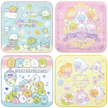 【全館95折】角落生物 毛巾 方巾 洗臉巾 手帕 角落小夥伴 日本正版 該該貝比日本精品