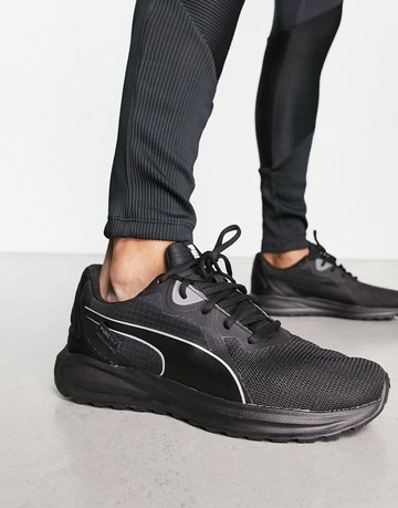 Puma Twitch Runner PTX trainers in black