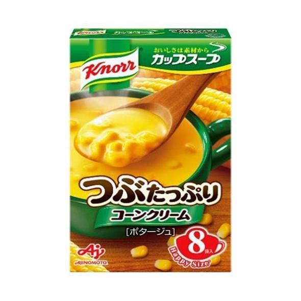 味の素 クノール カップスープ つぶたっぷりコーンクリーム (16.1g×8袋)×6箱入｜ 送料無料