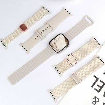 星光色係錶帶 適用 Apple Watch 11 錶帶 s10 9 8 7 6 SE 蘋果手錶錶帶 42mm 蘋果錶帶