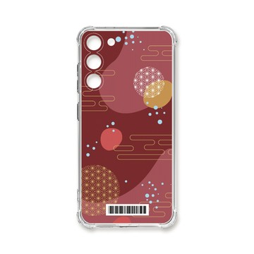 S23 系列殼 TRON 三星 S23 PLUS 日系和風圓點流雲系列  載具 四角防摔殼 手機殼