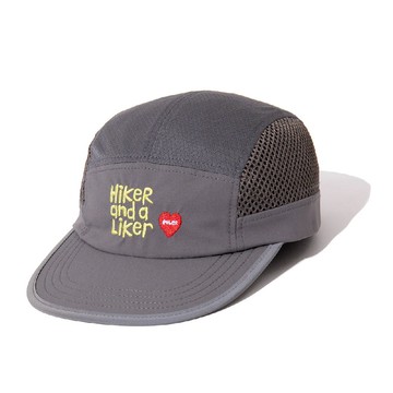 日本限定 POLER DRY RUN 5P CAP 機能透氣5片帽  / 輕量快乾帽 / 灰