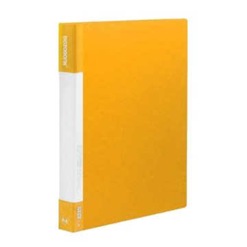 DATABANKA4 標準型小3孔資料夾/638-49-Y/黃