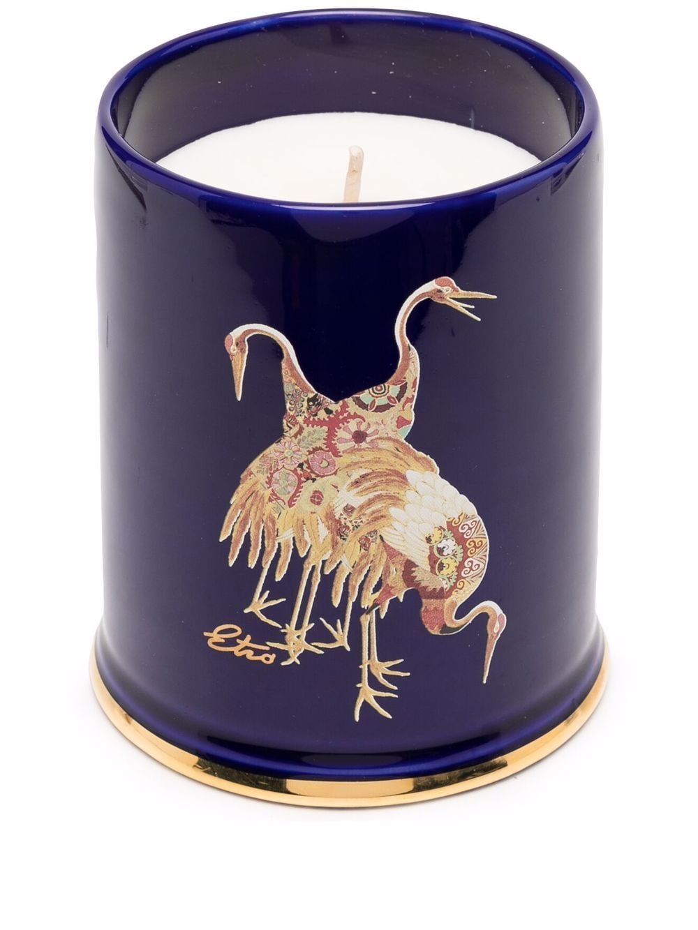 ETRO HOME - Snake Oriental single-wick candle - unisex - Wax/ceramic/Linalool. - One Size - Blue