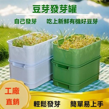 台灣24h🐏豆芽種植 芽菜髮芽盆 傢用髮芽無土栽培水培託盤 蔬菜髮芽盆 水耕種植 豆芽菜 育苗盤 水耕盤 芽菜盤新款豆