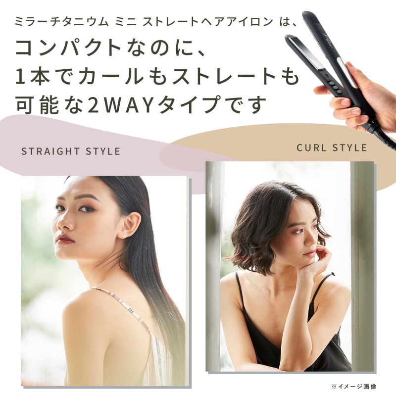 ヘアアイロン ミニ ストレート ストレートアイロン 海外対応 サロン