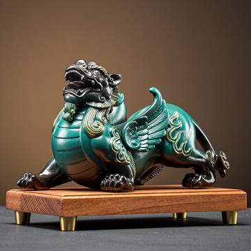 陶瓷工藝品招財貔貅瓷器家居客廳辦公室裝飾擺件喬遷開業商務禮品