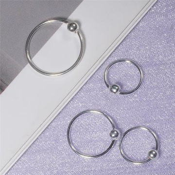 925銀耳環小眾輕奢高級感耳釘獨特素圈氣質簡約耳飾復古