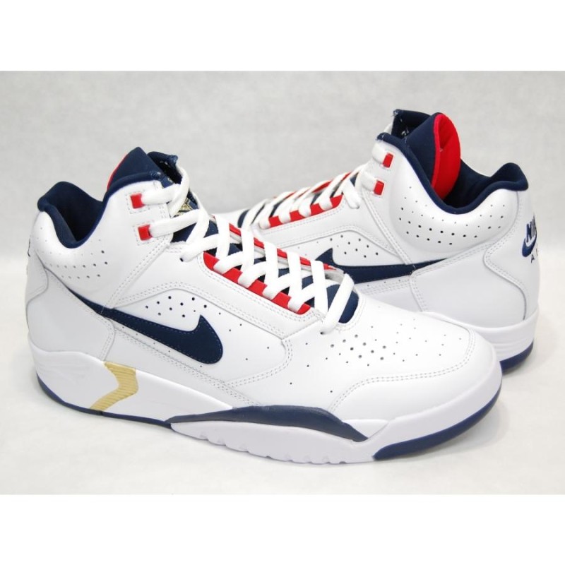 NIKE air flight lite mid white/midnight navy ナイキ エア フライト