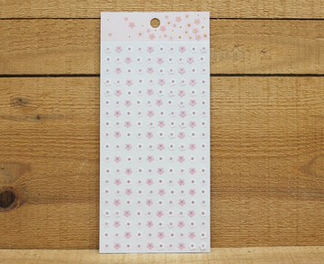 【貼紙】 櫻花極小燙金銅版貼紙 / 15217