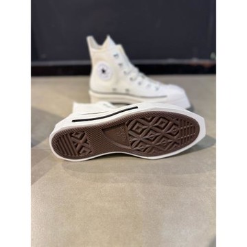 匡威Chuck 70米白色高幫幾何異形男女厚底增高休閑帆布鞋A06436C