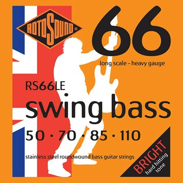 ROTOSOUND RS66LE 電貝斯弦｜50-110｜不鏽鋼纏繞｜英國製｜Bass Strings