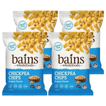 bains wholefoods 鷹嘴豆零食脆片 原味  100g  4包