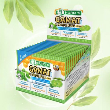 Hurixs 仁敏好力青檸味蜂蜜潤喉糖 (12包/盒)